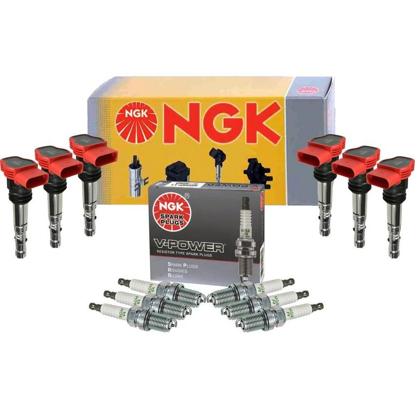 NGK Ignition Coil Kit (V-Power) NGK 4196782KIT